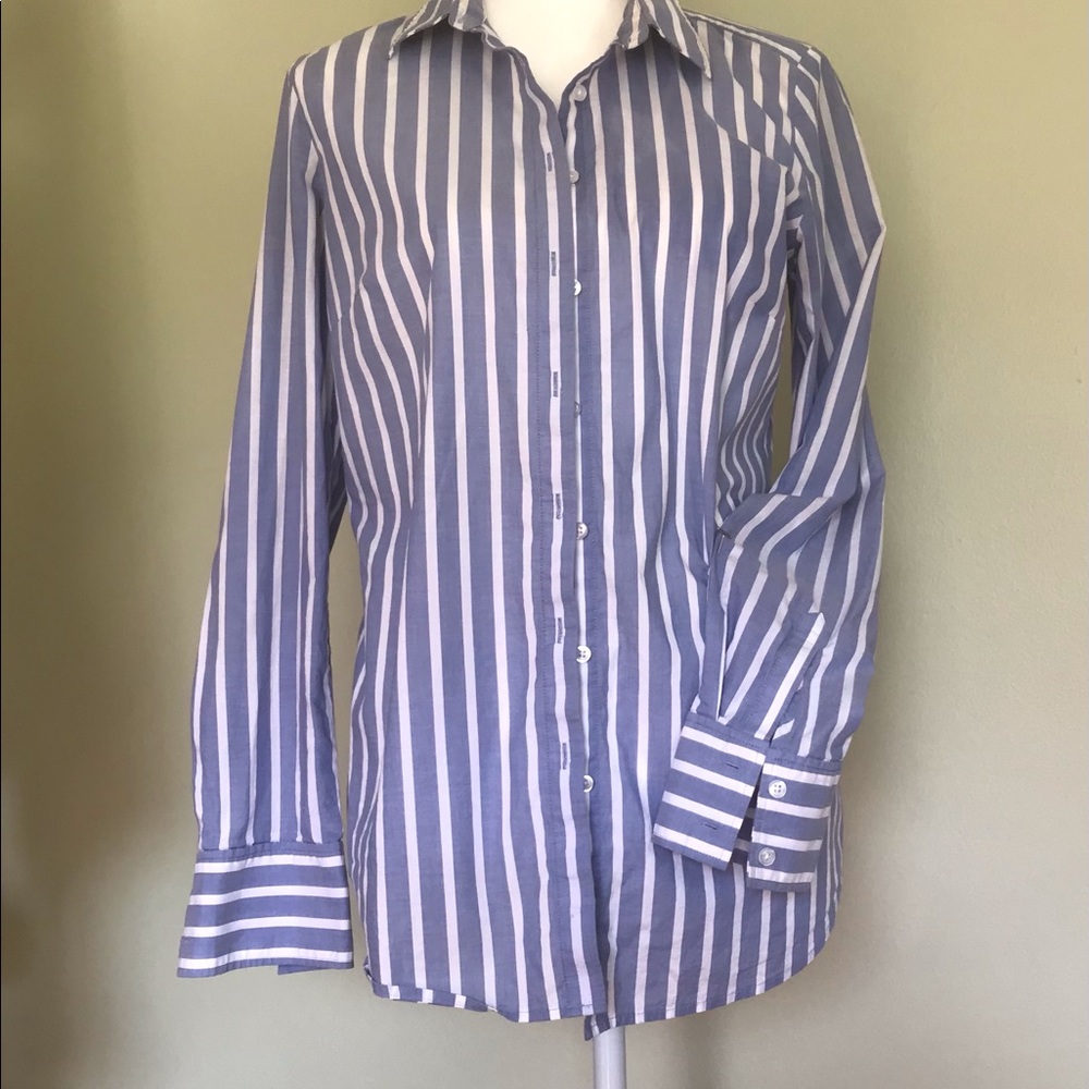 🍏🍏🍏 Ann Taylor Women’s 97%Cotton/3%Spandex Shirt, 8